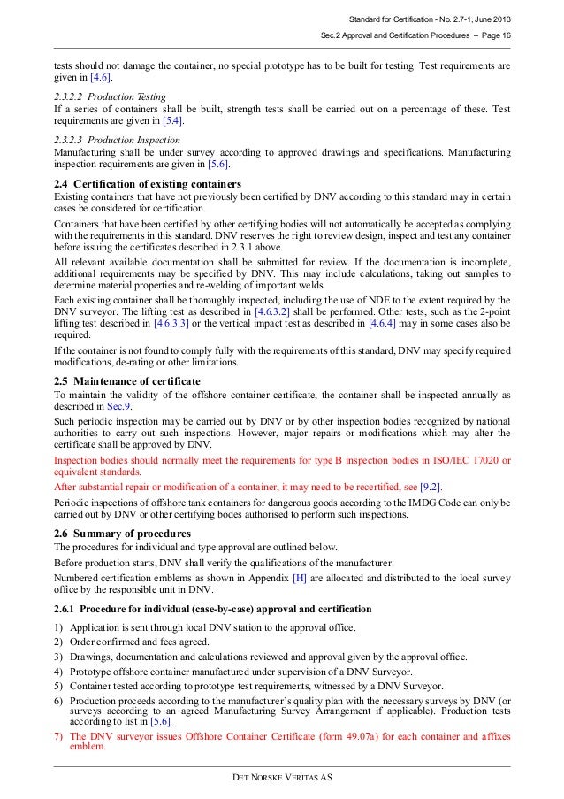 Dnv 2.7-1 Pdf